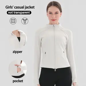 Upgraded Multi-Functional Sports Jacket Dual-Zipper Design Breathable Quick-Drying Anti-Wrinkle Versatile for Daily Wear Energetic Companion Outdoors New Spring Thin Fleece Jacket outdoorfun