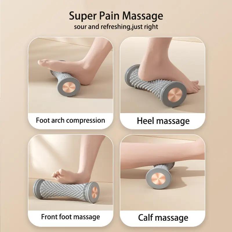 Manual Foot Massager, Foot Massage Roller, Muscle Roller Stick for Plantar Fasciitis Recovery and Tight Muscles Relax, Home Foot Care Tool, Valentine's Day Gift, Gym Accessories & TikTokShopSummerTurnUp