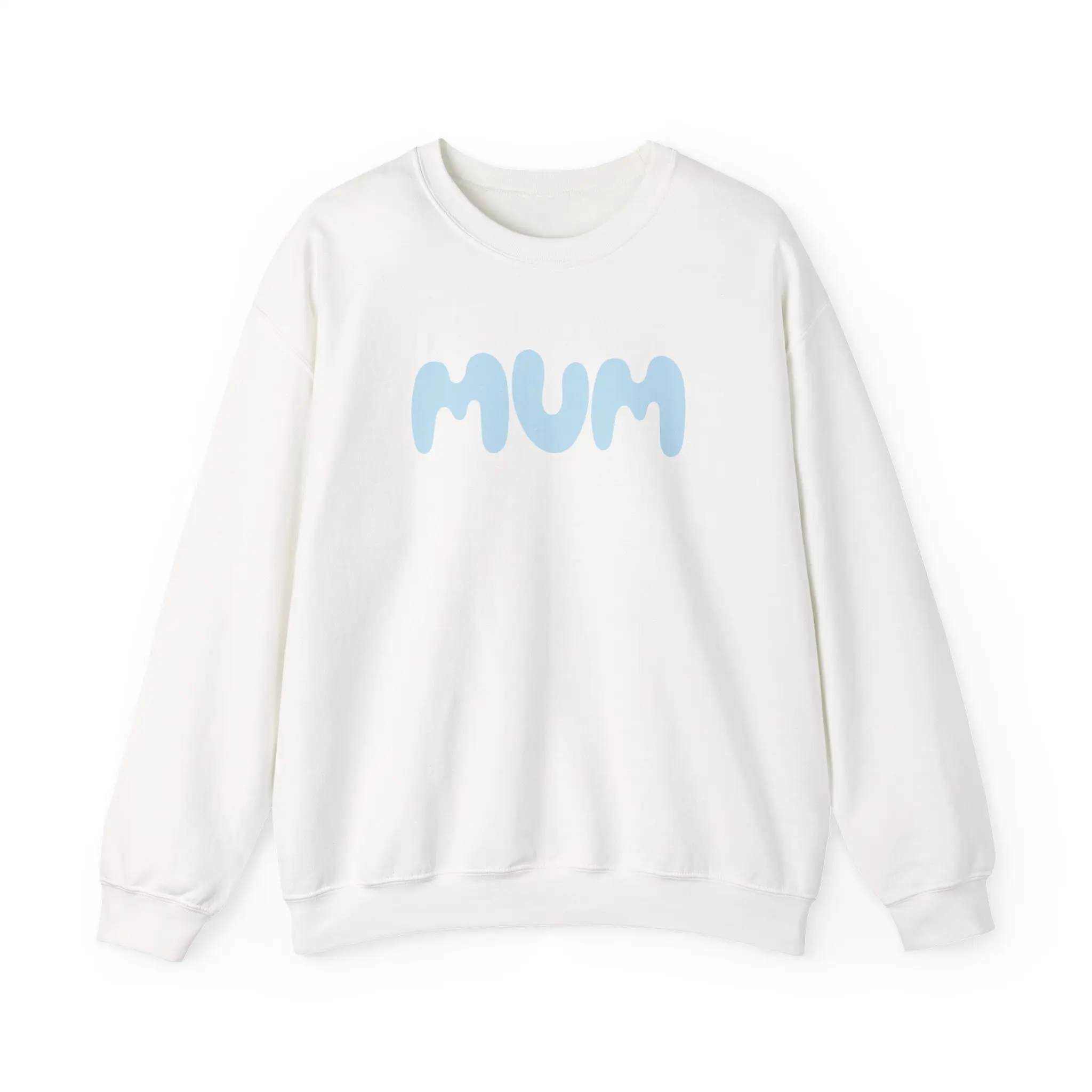 Bluey Inspired Mum and Dad Personalized Sweatshirt | Custom Name Heavy Blend Crewneck