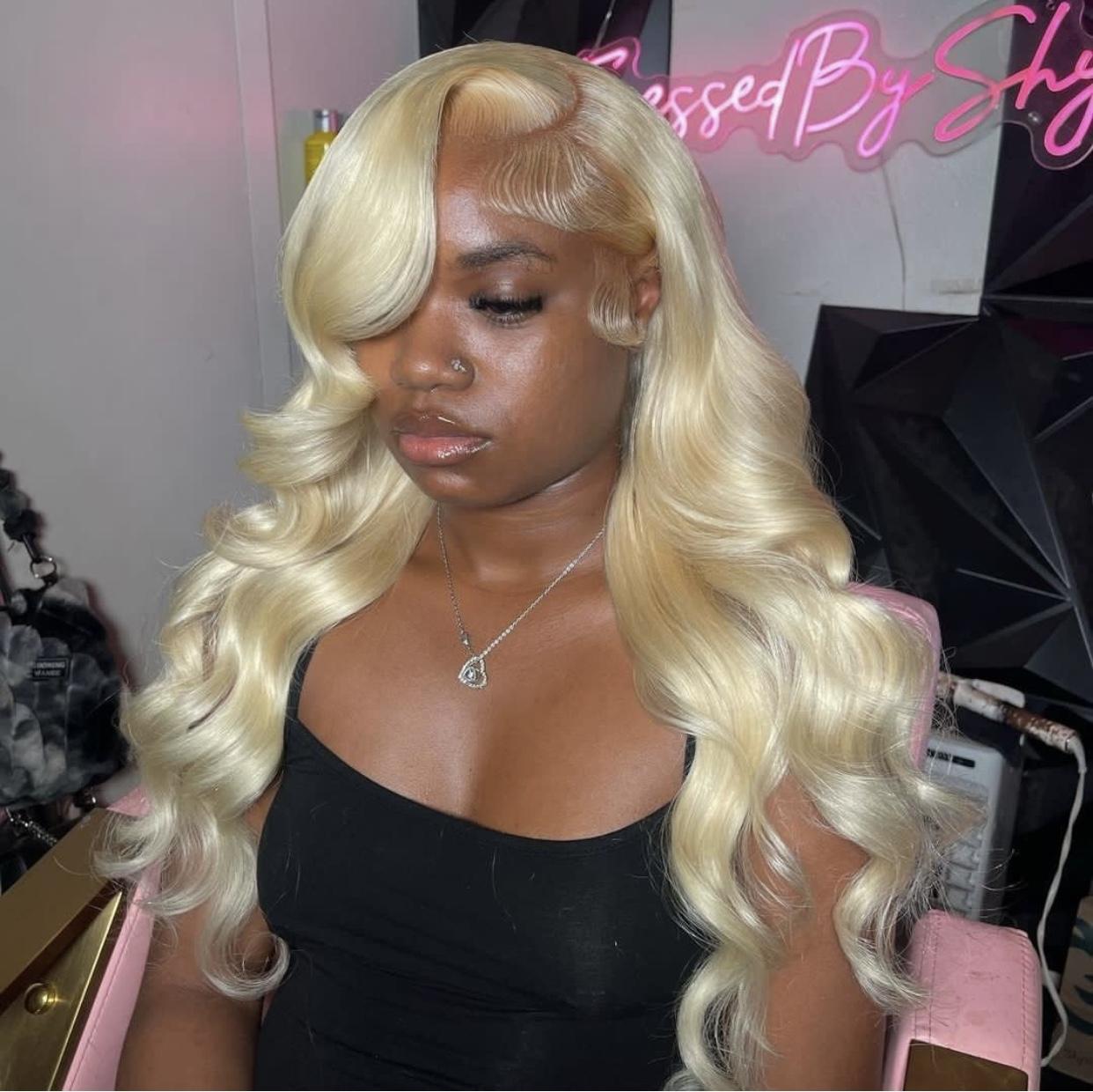 [Super Deal] Hot Star 40Inch 613 Blonde Body Wave 13x6 HD Transparent Lace Frontal Human Hair Wigs 180% Density Brazilian Hiar Straight 13x4 Lace Front Human Hair Wigs