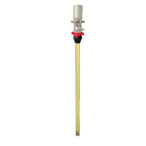 LAUCO 3:1 Air Operated Oil Pump – Pneumatic Drum Pump for 55 Gallon Barrels – 870 PSI for SAE240 Fluids and Gear Oils (Pump Only, No Hose, Gun, Cart) (Not for Gasoline or Diesel)