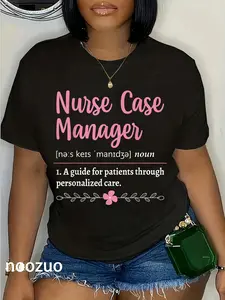 100% Cotton A guide for patients through personalized care. Nurse Case Manager Definition T-Shirt