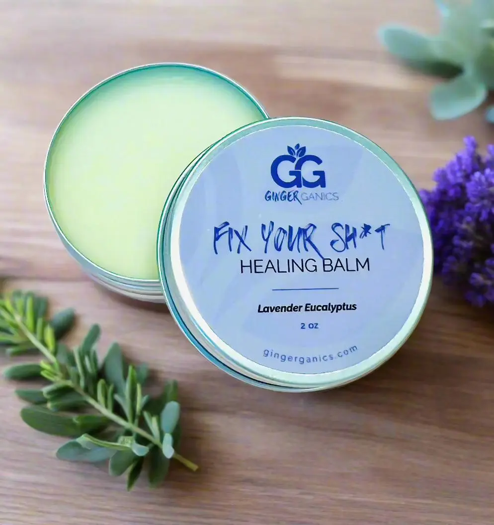 Fix Your Sh*t Skin Healing Balm - Unscented or Lavender Eucalyptus Multi-Purpose Moisturizing Balm for face and body Macadamia Ternifolia Seed Oil Body Care