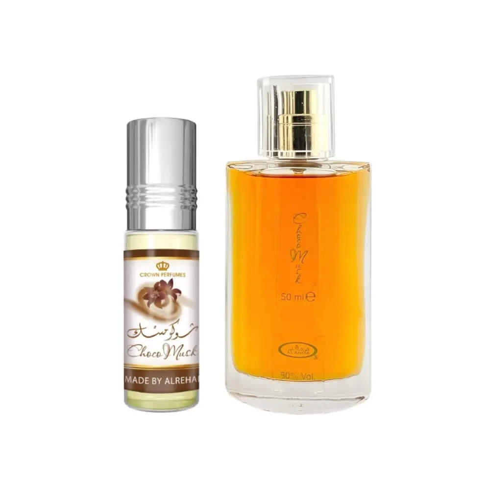Women's Choco Musk Fragrance Bundle - 1.7 oz EDP, Roll-On, Layering Perfume, Gourmand Scent with Sweat Chocolate, Creamy Vanilla, Cinnamon Warmth, Sweet Bundle Feels Thoughtful to Gift, Single Item Option