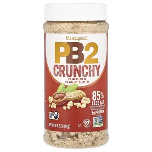 PB2 Foods Crunchy Powdered Peanut Butter, 6.5 oz (184 g) PB2 Foods Crunchy Powdered Peanut Butter, 6.5 oz (184 g)