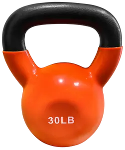 French Fitness Vinyl Kettlebell 30 lbs (New)