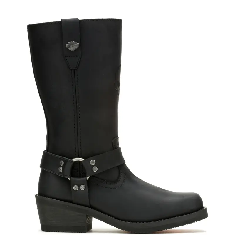 Harley-Davidson Korsen Tall Ride  10" Waterproof Womens Black Boots