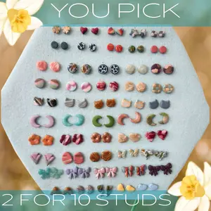 YOU PICK STUDS - STUD PACK OF TWO