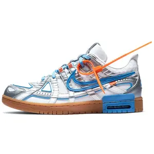 Nike Air Rubber Dunk 'University Blue' x Off-White Men's Limited Edition Sneakers with Iconic Air Rubber Sole & Premium Leather Upper