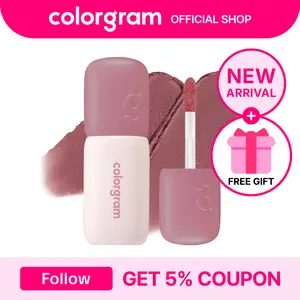 COLORGRAM NUDE BLUR TINT | Velvet & Comfort Matte Lip Stain | Blurred, Smooth-Looking Finish | 2-in-1 Lip & Cheek | Lightweight & Buildable | K-Beauty Makeup