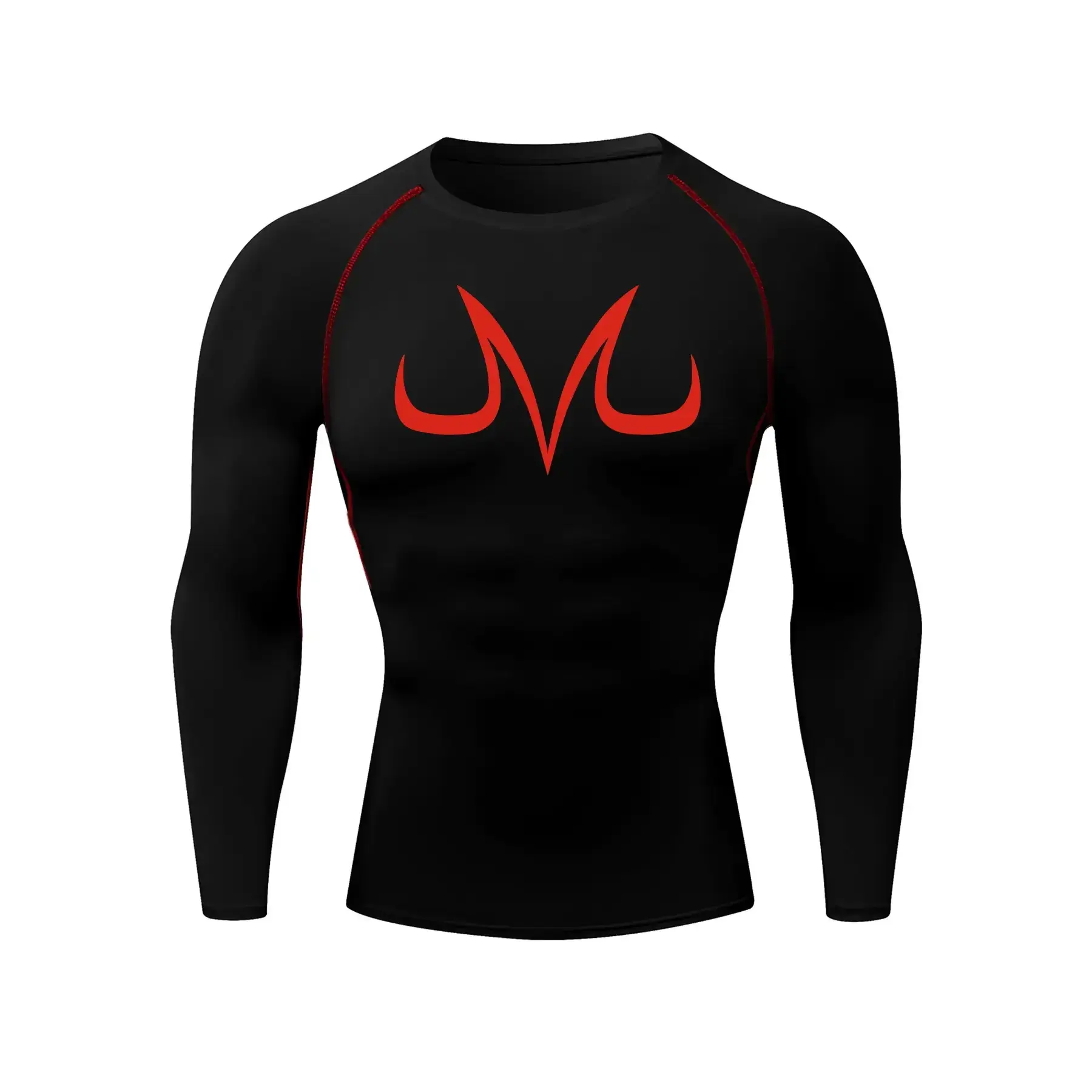 Men's Graphic Print Round Neck Raglan Sleeve Tee, Tight Casual Long Sleeve T-shirt for Spring & Fall, Men's Top for Daily Wear Men's Graphic Print Round Neck Raglan Sleeve Tee, Tight Casual Long Sleeve T-shirt for Spring & Fall, Men's Top for Daily Wear