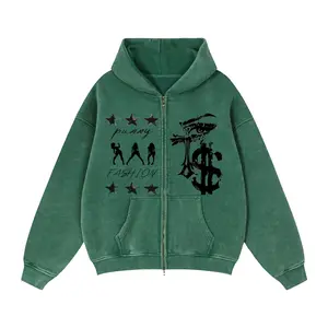 Distressed puxxy fashion  hoodie