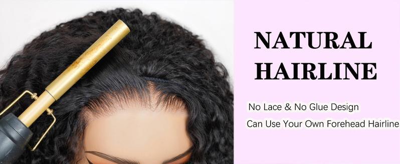 [HOT] Burmese Curly Wig 100% Human Hair Wigs For Women 200% Density Brazilian Half Glueless Wig Human Hair Ready to Wear 3 IN 1 Half Wig With Drawstring Curly Half Wig On Sale