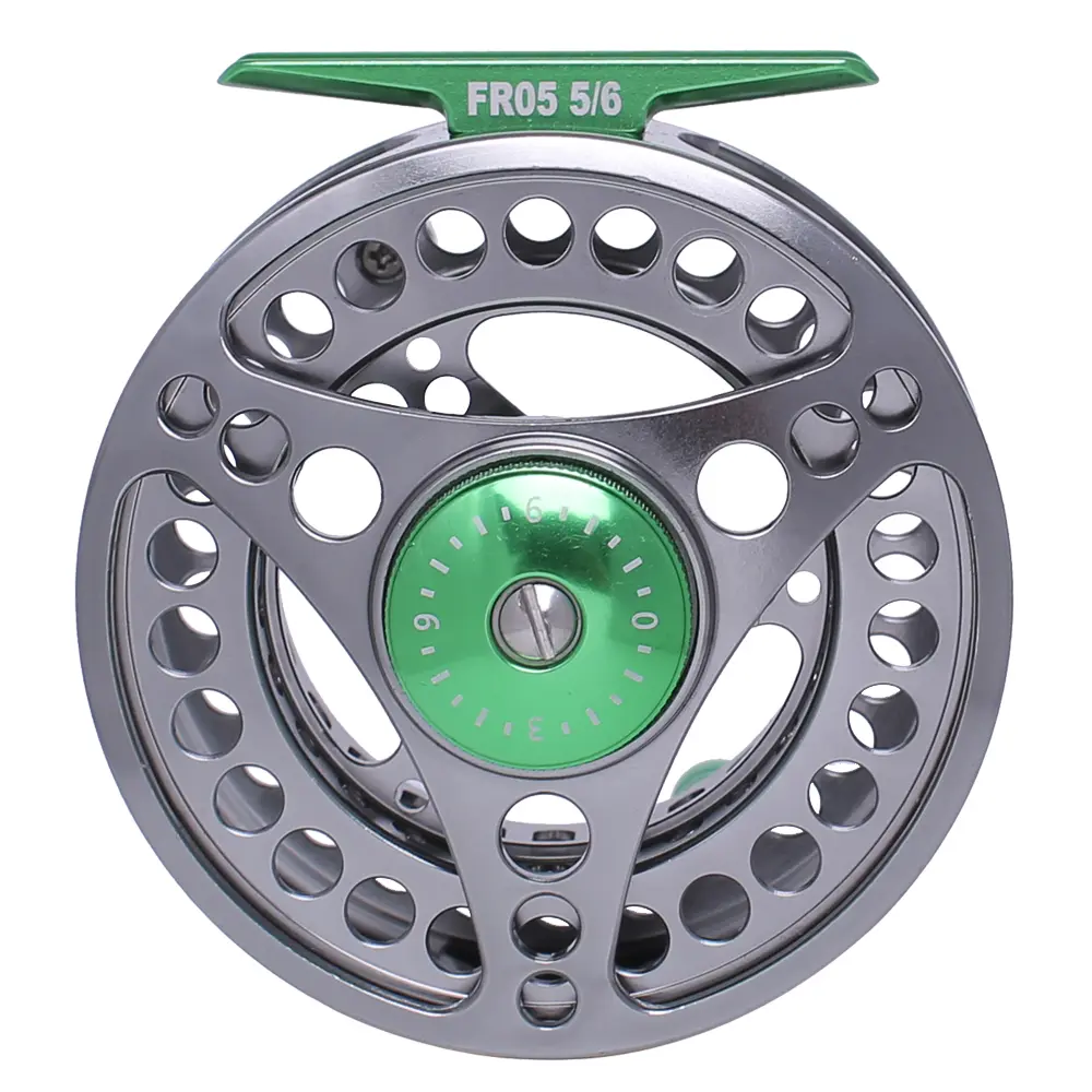 Kylebooker Fly Fishing Reel, 3/4WT 5/6WT 7/8WT, CNC-Machined 6061-T6 Aluminum Hollow Body, Large Arbor Lightweight Design, Silky Drag System, High Impact Resistant, Freshwater Fishing Gear