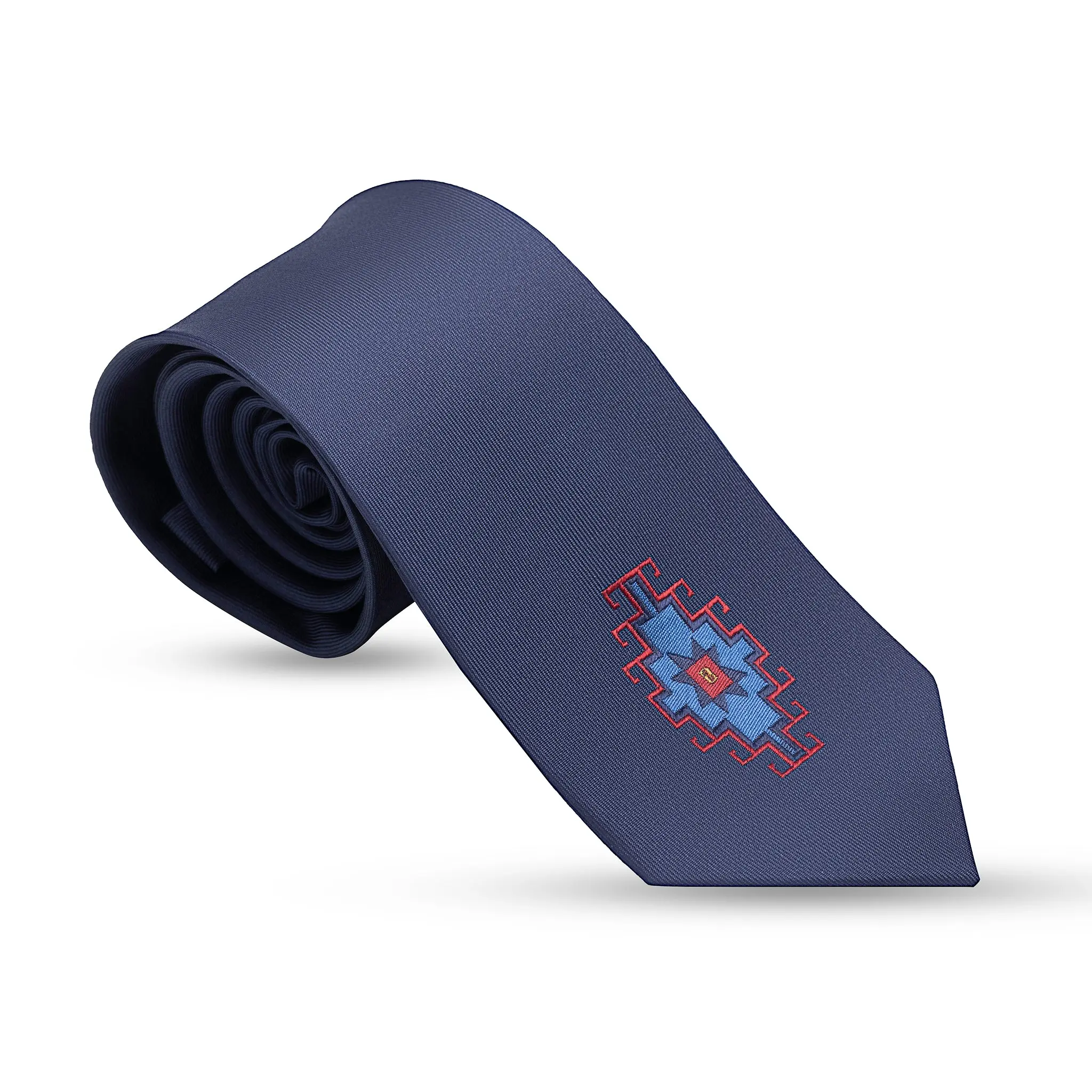 Single Rug Design Silk Necktie