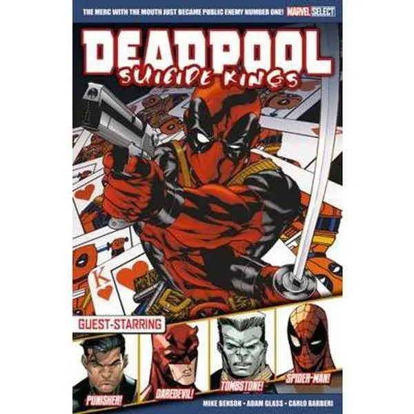Used Marvel Select Deadpool: Suicide Kings Paperback Book by Mike Benson - English, 2023 Edition, 124 Pages