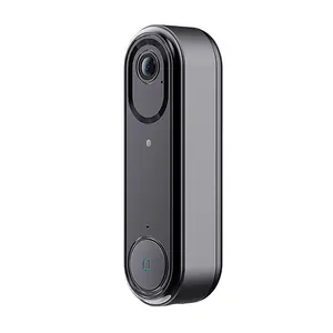 Wireless HD video doorbell camera, real-time viewing with two-way audio, secure doorbell with night vision, real-time alerts, cloud storage, 2.4G Wi-Fi only.