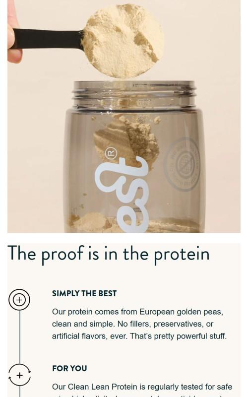 Nuzest - Clean Lean Protein - Premium Vegan Plant Based -Dairy Free -Gluten Free -GMO Free - Pea Protein Nuzest - Clean Lean Protein - Premium Vegan Plant Based -Dairy Free -Gluten Free -GMO Free - Pea Protein