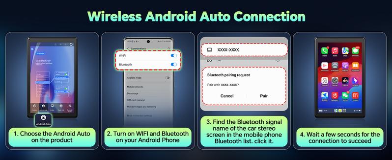 【Valentines】LAMTTO 8-Inch CarPlay Screen for Vehicles — Suction Cup Mount and Magnetic Holder Install on the Air Vent Without Blocking the Driving View. Portrait Mode for Shorts Viewing and Landscape Mode for Movie Playback