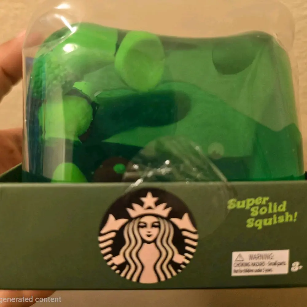 Green Cafe Jumbo Size Cube S quishy