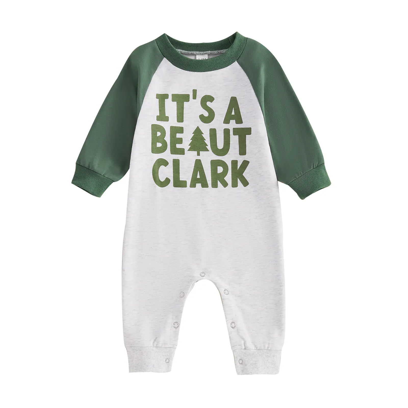 My First Christmas Baby Boy Girl Romper Jumpsuit Long Sleeve Sweatshirt Jumpsuit Xmas Holiday Romper Overalls Newborn Coming Home Outfit Fall Winter Clothes