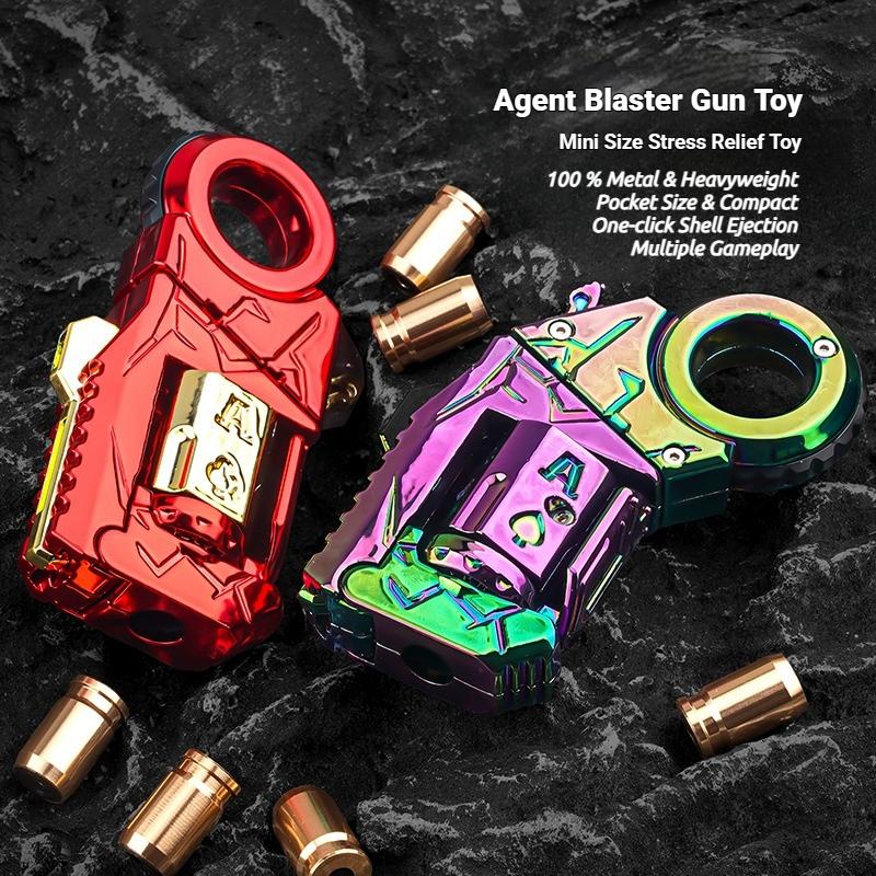 Pocket Size Mini Metal Blaster Stress Relief Toy Emittable Fingertip Toys Heavyweight Fidget Toys