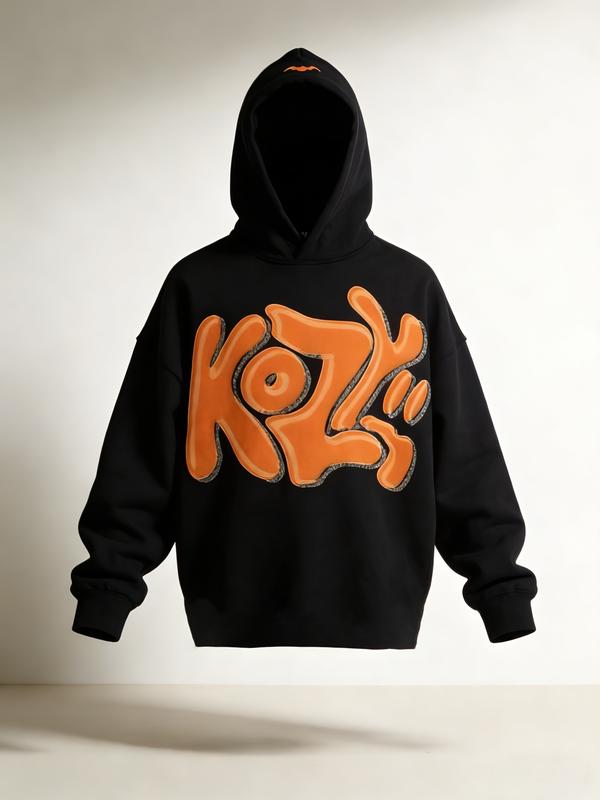 Y2k Hoodies Puff Print Hoodie Grunge Graphic Zip Up Y2k Jacket Hip Hop Streetwear Aesthetic Sweatshirts Mens Fashion