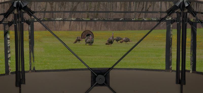 [Amazing Offer] TIDEWE Hunting Blind for Turkey 3-Panel Blind with Carrying Bag, Silent & Covert Pop Up Ground Blind for 1-2 Person Hunting Next Camo G2 Green Lightweight Portable