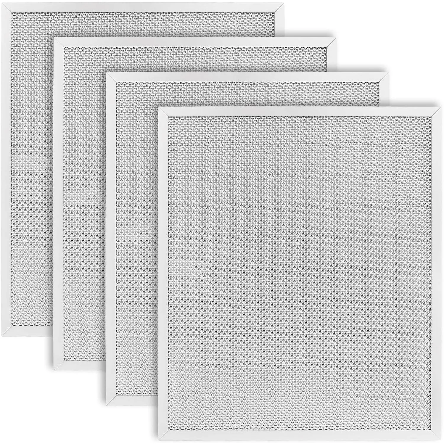 BPS1FA30 Range Hood Filter 11-3/4" x 14-1/4" x 3/8" (4 Pack) - Compatible with Broan Nutone hood  filter - Replaces 99010299 S99010305 AP3378953