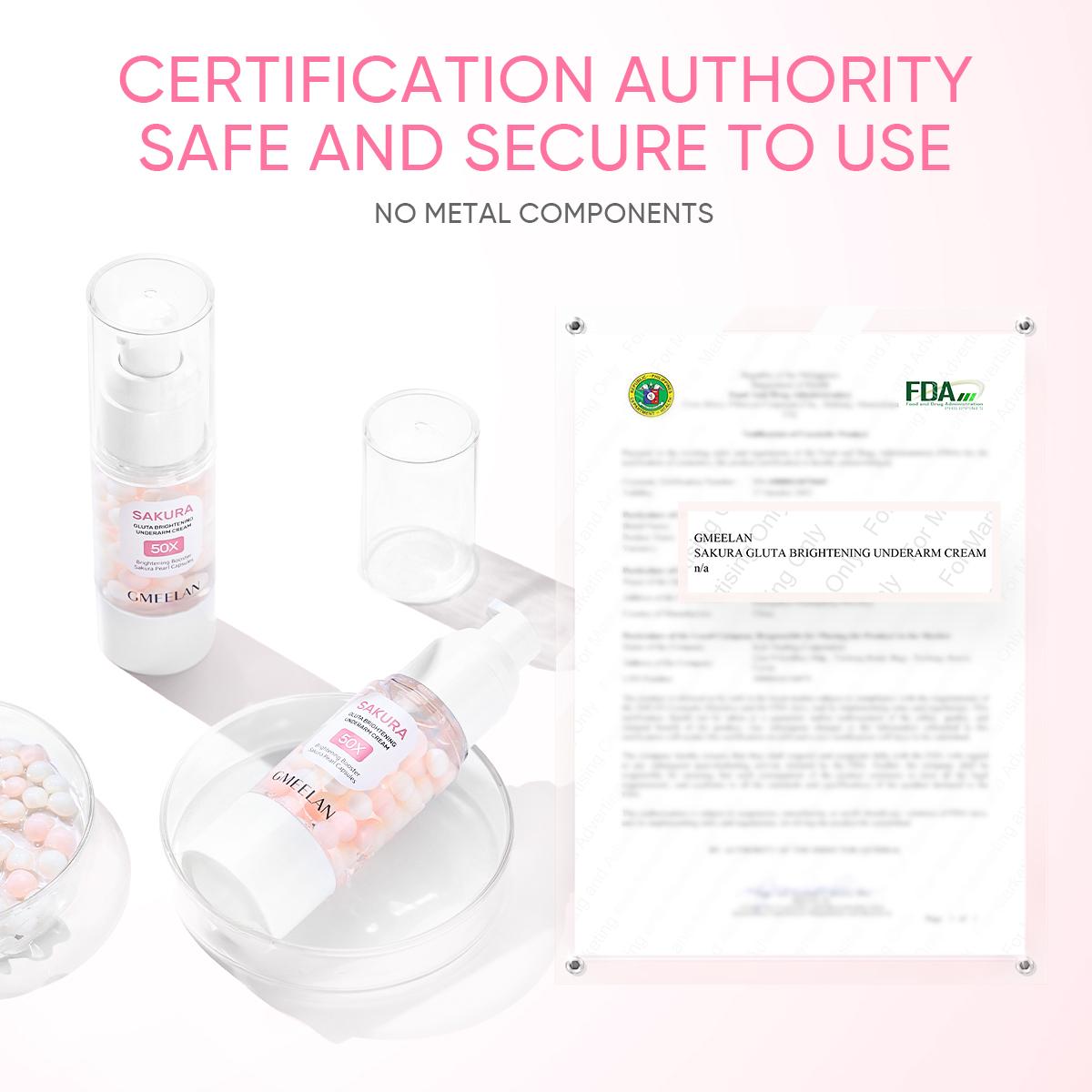 GMEELAN Sakura Gluta Underarm Cream 30G+30G