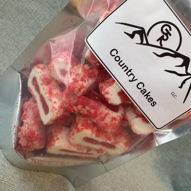 Country Cakes Freeze Dried Strawberry Ice Cream Bars - Delicious Snack
