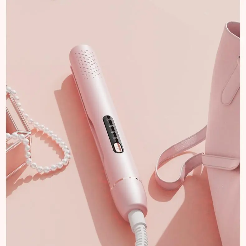 Curling Straightening Tool, Portable 2-in-1 Fast Heating Flat Iron & Heated Curler for Straightening Curly Hair, Haircare Curler, Beach Waves, Frizz, Us, Flat Iron Waves, Hair Styling, Silky Straight Hair
