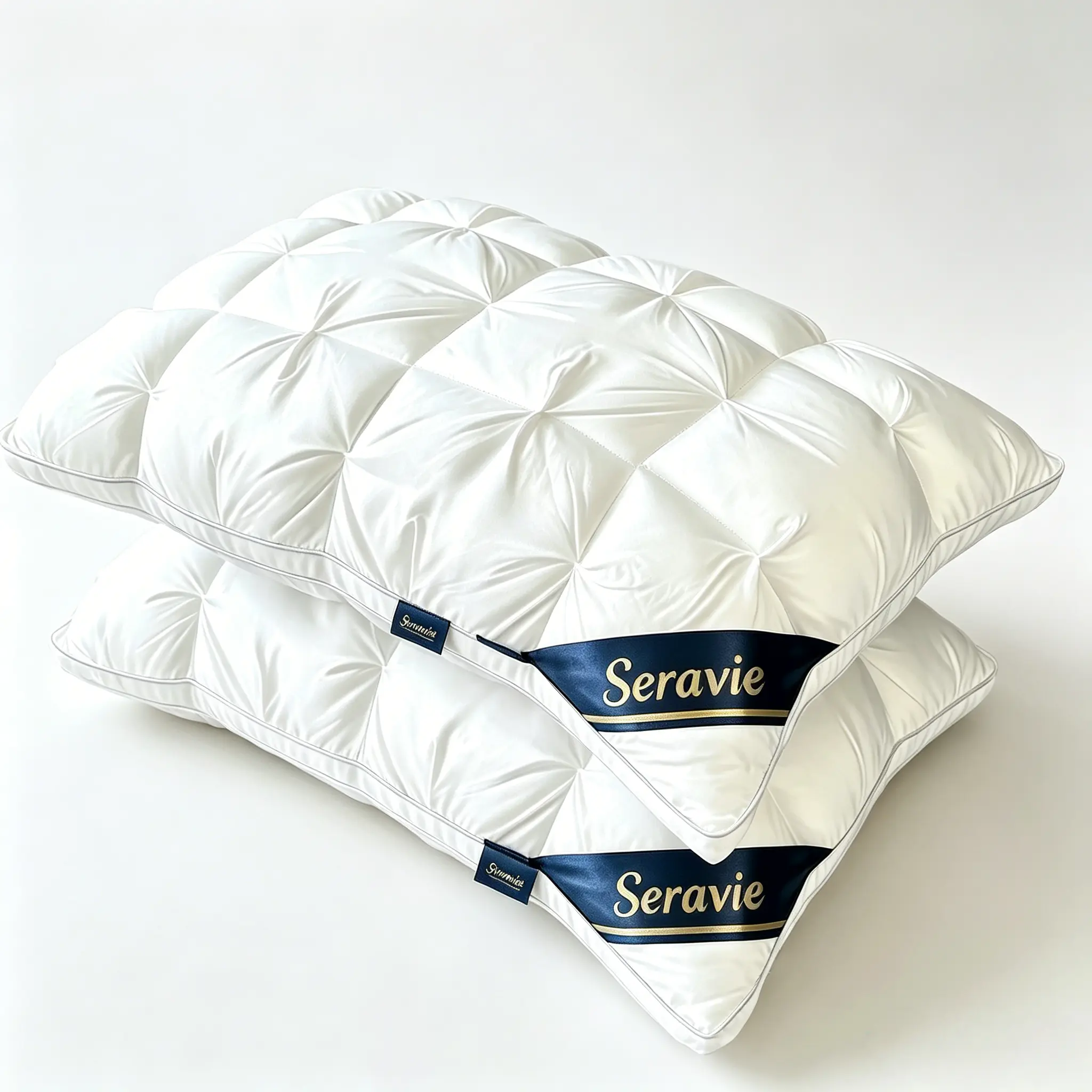 Luxury 5-Star Hotel-Quality Bed Pillows - 900g Ultra-Fluffy Breathable Down AlternSleeping Cushion, Full/King Sizes Bedding Accessory,back to school,back to school shopping,home decor