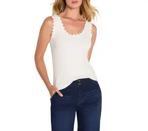 NIC+ZOE Scallop Sweater Tank