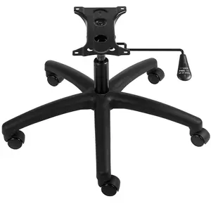 VEVOR Office Chair Base Replacement,  , 28", 2500 lbs Static Load, Heavy Duty Universal Computer Desk Chair Stool Base Part with 5 Casters, Gas Cylinder & Seat Plate, Desk Chair Base Replacement, Black