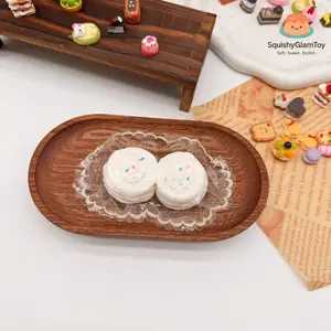 SquishyGlamToy Frosted Marshmallow Squishy Set  Soft Marshmallow Look | Sugar Sprinkle Style | Taba Squishy | Ultra Soft Slow Rising