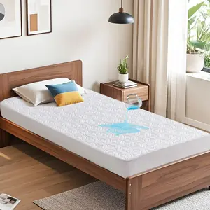 【Summervibes】BEDLORE Luxurious Big Copper Coins Design Bed Sheets & Fit Sheet: Waterproof Fitted Sheet with Deep Pocket, Hotel Quality Bedding, Soft, Breathable & Noiseless for Home, Guest Room or RV