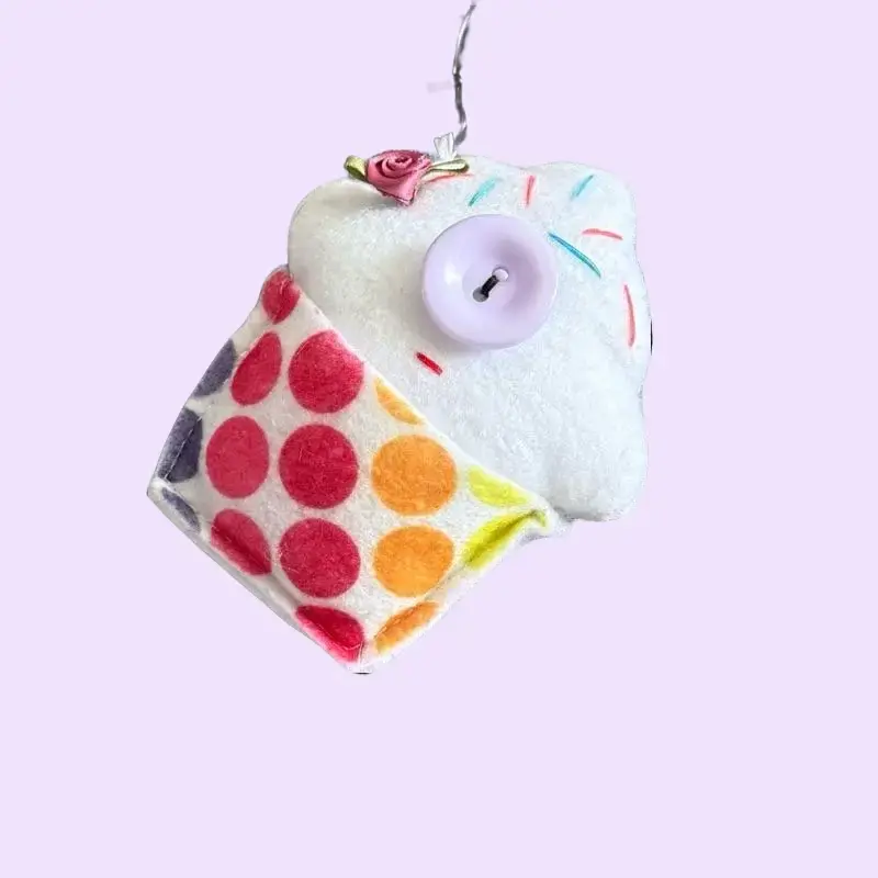 Coo-Coo Cupcake Keychain