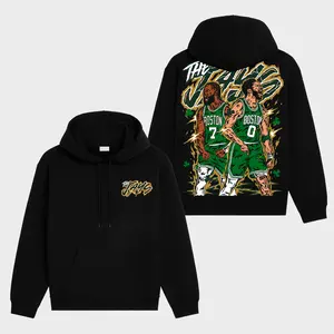 Jaylen Brown #7 VS Jayson Tatum #0 Premium Cotton Hoodie, The Jays Fans Hoodie, Celtics Nation Fans Club Hoodie, Basketball Graphic Hoodie, Basketball Lover Gift, Basketball Game Day Outfit.