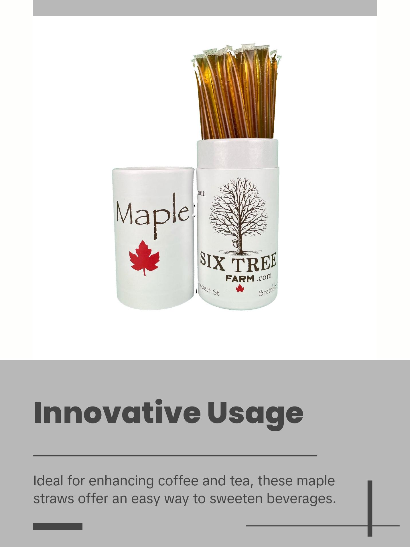 Maple Saplings - Maple Sticks - Maple Straws - 100% Pure State of Vermont Maple Syrup