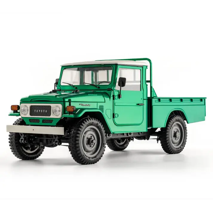 FMS 1:12 Toyota FJ45 Pickup Truck RTR RC Vehicle - Realistic Polystyrene Collectible RC Car with Leaf Spring Suspension, Fms Hobby