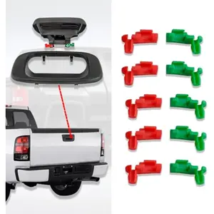 5 Pair Tailgate Handle Rod Clip, Left and Right Handle Rod Door Lock Clip Compatible with Chevy Silverado GMC Sierra 88981031 88981030