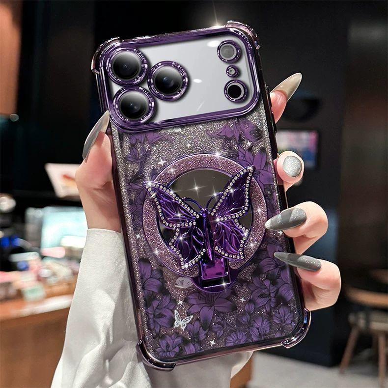 Suitable for Apple 17 Pro Max Phone Case iPhone 16 High-end Protective Cover 15 Plus Flower