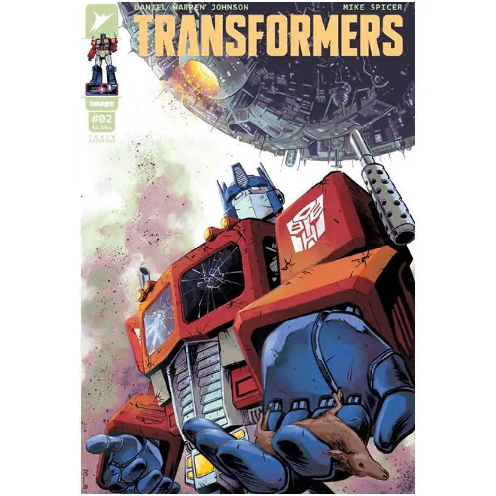 Transformers #2 (Tenth Printing) Cover H (Blanco Variant) - Comic