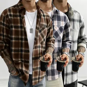 Vintage Oversized Plaid Shirt with a Relaxed Fit