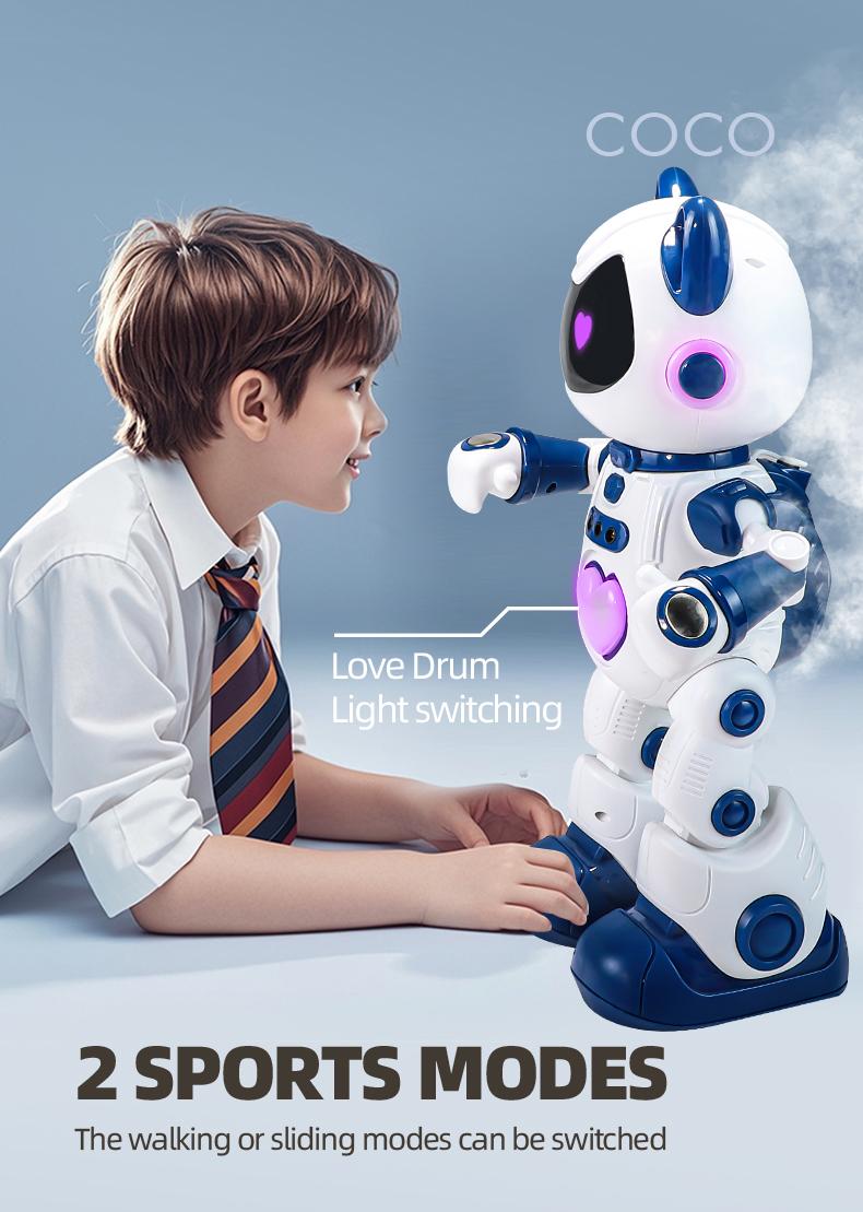 Robot for Kids Programmable Interactive STEM RC Robot Voice Control Control Gifts for Boys Girls 6-15 EnhancesReaction Ability and Creativity Home  Figurines Miniature Models Household Supplies Decorations  Figurines Statues Doll Decorations