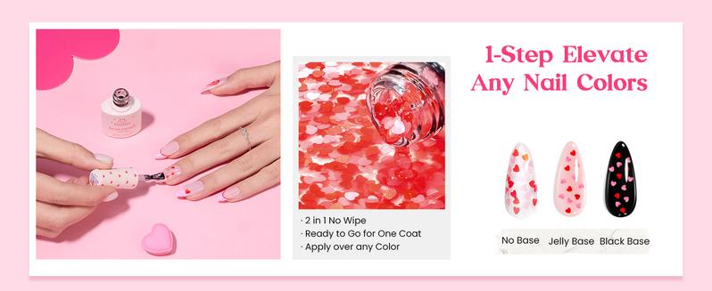 【Exclusive to TikTok】Beetles HEARTBEAT Gel Nail Polish Set,Glitter Pearl Gel Cat Eye diy salon nails at home gift Cosmetic Manicure Cutics Fall Nail Halloween Nail Black Friday Winter Nail Christmas Gift