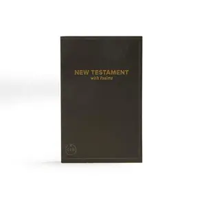 CSB Pocket New Testament with Psalms, Black Trade Paper, Red Letter, Concise Format, Evangelism, Outreach, Easy-to-Read Bible Serif Type Paperback – February 2, 2017