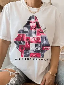 [Sale Up To 30%] [Sale Up To 30%] + [Free Ship] CARDII Graphic T-shirt, Miss Drama Shirt, Rap Queen, Car-B Inspired Little Miss Drama Tour 2026 Shirt, Gift For Music Fans Shirt