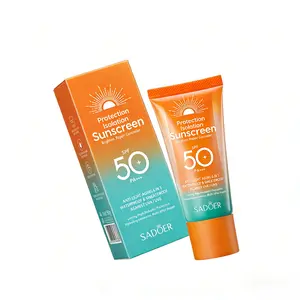 SADOER Protection Sunscreen SPF 50+ | Waterproof & Non-Greasy Sunblock for Face & Body